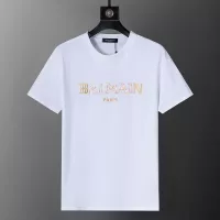 Cheap Balmain T-Shirts Short Sleeved For Men #1277643 Replica Wholesale [$25.00 USD] [ITEM#1277643] on Replica Balmain T-Shirts