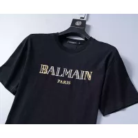 Cheap Balmain T-Shirts Short Sleeved For Men #1277644 Replica Wholesale [$25.00 USD] [ITEM#1277644] on Replica Balmain T-Shirts