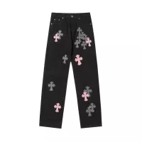 Cheap Chrome Hearts Jeans For Men #1278000 Replica Wholesale [$68.00 USD] [ITEM#1278000] on Replica Chrome Hearts Jeans