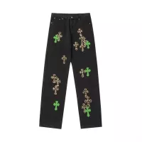 Cheap Chrome Hearts Jeans For Men #1278001 Replica Wholesale [$68.00 USD] [ITEM#1278001] on Replica Chrome Hearts Jeans