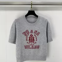 Cheap Prada Sweater Short Sleeved For Women #1279498 Replica Wholesale [$80.00 USD] [ITEM#1279498] on Replica Prada Sweater