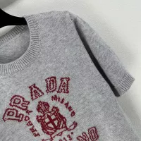 Cheap Prada Sweater Short Sleeved For Women #1279498 Replica Wholesale [$80.00 USD] [ITEM#1279498] on Replica Prada Sweater