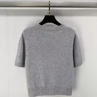 Cheap Prada Sweater Short Sleeved For Women #1279498 Replica Wholesale [$80.00 USD] [ITEM#1279498] on Replica Prada Sweater