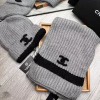 Cheap Chanel Hat and Scarf Set #1279607 Replica Wholesale [$52.00 USD] [ITEM#1279607] on Replica Chanel Hat and Scarf and Glove Set