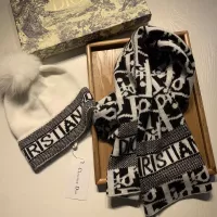 Cheap Christian Dior Hat and Scarf Set #1279803 Replica Wholesale [$60.00 USD] [ITEM#1279803] on Replica Christian Dior Hat and Scarf and Glove Set