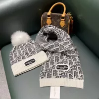 Cheap Christian Dior Hat and Scarf Set #1279858 Replica Wholesale [$60.00 USD] [ITEM#1279858] on Replica Christian Dior Hat and Scarf and Glove Set