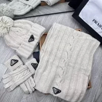 Cheap Prada Hat and Scarf and Glove Set #1279945 Replica Wholesale [$52.00 USD] [ITEM#1279945] on Replica Prada Hat and Scarf and Glove Set