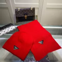 Cheap Prada Hat and Scarf Set #1279957 Replica Wholesale [$48.00 USD] [ITEM#1279957] on Replica Prada Hat and Scarf and Glove Set