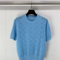 Cheap Louis Vuitton LV Sweaters Short Sleeved For Women #1280004 Replica Wholesale [$80.00 USD] [ITEM#1280004] on Replica Louis Vuitton LV Sweaters