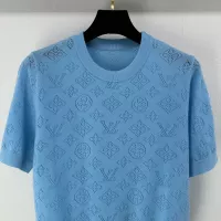 Cheap Louis Vuitton LV Sweaters Short Sleeved For Women #1280004 Replica Wholesale [$80.00 USD] [ITEM#1280004] on Replica Louis Vuitton LV Sweaters