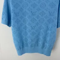 Cheap Louis Vuitton LV Sweaters Short Sleeved For Women #1280004 Replica Wholesale [$80.00 USD] [ITEM#1280004] on Replica Louis Vuitton LV Sweaters