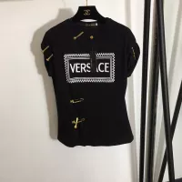 Cheap Versace T-Shirts Short Sleeved For Women #1280053 Replica Wholesale [$60.00 USD] [ITEM#1280053] on Replica Versace T-Shirts