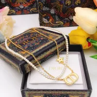 Cheap Christian Dior Necklaces For Women #1281519 Replica Wholesale [$32.00 USD] [ITEM#1281519] on Replica Christian Dior Necklaces