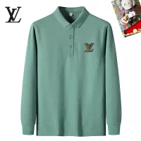 Cheap Louis Vuitton LV T-Shirts Long Sleeved For Men #1281891 Replica Wholesale [$40.00 USD] [ITEM#1281891] on Replica Louis Vuitton LV T-Shirts