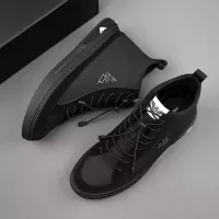 Cheap Armani High Tops Shoes For Men #1284314 Replica Wholesale [$82.00 USD] [ITEM#1284314] on Replica Armani High Tops Shoes