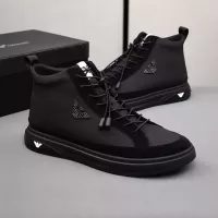 Cheap Armani High Tops Shoes For Men #1284314 Replica Wholesale [$82.00 USD] [ITEM#1284314] on Replica Armani High Tops Shoes