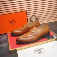 Cheap Hermes Leather Shoes For Men #1284343 Replica Wholesale [$88.00 USD] [ITEM#1284343] on Replica Hermes Leather Shoes