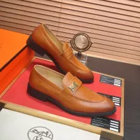 Cheap Hermes Leather Shoes For Men #1284343 Replica Wholesale [$88.00 USD] [ITEM#1284343] on Replica Hermes Leather Shoes