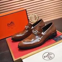 Cheap Hermes Leather Shoes For Men #1284347 Replica Wholesale [$88.00 USD] [ITEM#1284347] on Replica Hermes Leather Shoes