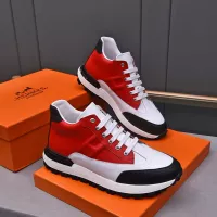 Cheap Hermes High Tops Shoes For Men #1284439 Replica Wholesale [$88.00 USD] [ITEM#1284439] on Replica Hermes High Tops Shoes