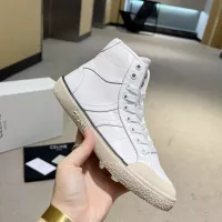 Cheap Celine High Top Shoes For Men #1284605 Replica Wholesale [$98.00 USD] [ITEM#1284605] on Replica Celine High Top Shoes