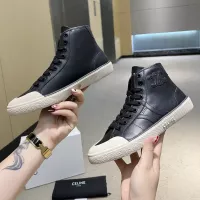 Cheap Celine High Top Shoes For Men #1284611 Replica Wholesale [$98.00 USD] [ITEM#1284611] on Replica Celine High Top Shoes