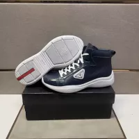 Cheap Prada High Top Shoes For Men #1284682 Replica Wholesale [$102.00 USD] [ITEM#1284682] on Replica Prada High Top Shoes