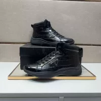 Cheap Prada High Top Shoes For Men #1284685 Replica Wholesale [$102.00 USD] [ITEM#1284685] on Replica Prada High Top Shoes