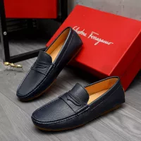 Cheap Salvatore Ferragamo Leather Shoes For Men #1284743 Replica Wholesale [$68.00 USD] [ITEM#1284743] on Replica Salvatore Ferragamo Leather Shoes