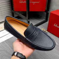 Cheap Salvatore Ferragamo Leather Shoes For Men #1284743 Replica Wholesale [$68.00 USD] [ITEM#1284743] on Replica Salvatore Ferragamo Leather Shoes