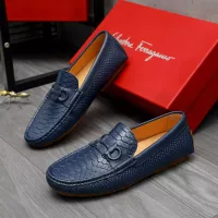 Cheap Salvatore Ferragamo Leather Shoes For Men #1284753 Replica Wholesale [$68.00 USD] [ITEM#1284753] on Replica Salvatore Ferragamo Leather Shoes