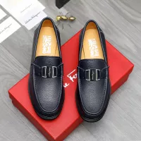 Cheap Salvatore Ferragamo Leather Shoes For Men #1284767 Replica Wholesale [$88.00 USD] [ITEM#1284767] on Replica Salvatore Ferragamo Leather Shoes