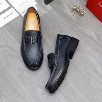 Cheap Salvatore Ferragamo Leather Shoes For Men #1284767 Replica Wholesale [$88.00 USD] [ITEM#1284767] on Replica Salvatore Ferragamo Leather Shoes