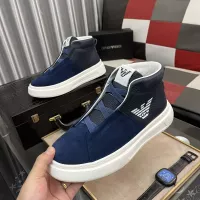 Cheap Armani High Tops Shoes For Men #1285235 Replica Wholesale [$92.00 USD] [ITEM#1285235] on Replica Armani High Tops Shoes