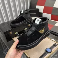 Cheap Armani High Tops Shoes For Men #1285236 Replica Wholesale [$92.00 USD] [ITEM#1285236] on Replica Armani High Tops Shoes