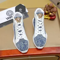 Cheap Versace High Tops Shoes For Men #1285285 Replica Wholesale [$76.00 USD] [ITEM#1285285] on Replica Versace High Tops Shoes