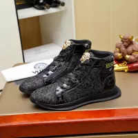 Cheap Versace High Tops Shoes For Men #1285286 Replica Wholesale [$76.00 USD] [ITEM#1285286] on Replica Versace High Tops Shoes