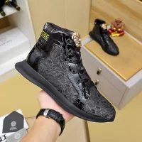 Cheap Versace High Tops Shoes For Men #1285286 Replica Wholesale [$76.00 USD] [ITEM#1285286] on Replica Versace High Tops Shoes