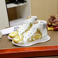 Cheap Versace High Tops Shoes For Men #1285288 Replica Wholesale [$76.00 USD] [ITEM#1285288] on Replica Versace High Tops Shoes