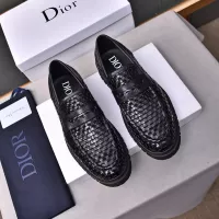 Cheap Christian Dior Leather Shoes For Men #1285335 Replica Wholesale [$112.00 USD] [ITEM#1285335] on Replica Christian Dior Leather Shoes