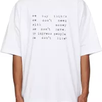 Cheap VETEMENTS T-Shirts Long Sleeved For Unisex #1285347 Replica Wholesale [$36.00 USD] [ITEM#1285347] on Replica VETEMENTS T-Shirts