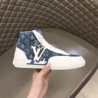 Cheap Louis Vuitton High Tops Shoes For Men #1285355 Replica Wholesale [$76.00 USD] [ITEM#1285355] on Replica Louis Vuitton High Tops Shoes