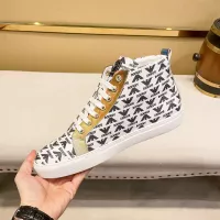 Cheap Armani High Tops Shoes For Men #1285417 Replica Wholesale [$80.00 USD] [ITEM#1285417] on Replica Armani High Tops Shoes