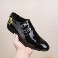 Cheap Versace Leather Shoes For Men #1285419 Replica Wholesale [$76.00 USD] [ITEM#1285419] on Replica Versace Leather Shoes