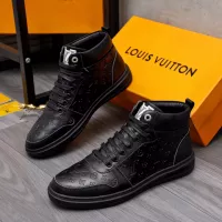 Cheap Louis Vuitton High Tops Shoes For Men #1285435 Replica Wholesale [$72.00 USD] [ITEM#1285435] on Replica Louis Vuitton High Tops Shoes