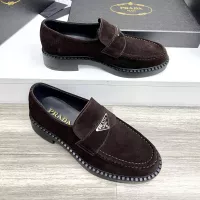 Cheap Prada Leather Shoes For Men #1285524 Replica Wholesale [$105.00 USD] [ITEM#1285524] on Replica Prada Leather Shoes