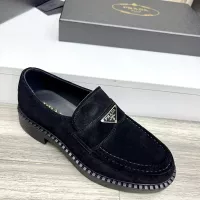 Cheap Prada Leather Shoes For Men #1285527 Replica Wholesale [$105.00 USD] [ITEM#1285527] on Replica Prada Leather Shoes