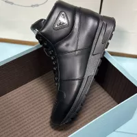 Cheap Prada High Top Shoes For Men #1285534 Replica Wholesale [$98.00 USD] [ITEM#1285534] on Replica Prada High Top Shoes