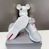 Cheap Prada High Top Shoes For Women #1285542 Replica Wholesale [$122.00 USD] [ITEM#1285542] on Replica Prada High Top Shoes