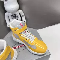 Cheap Prada High Top Shoes For Women #1285546 Replica Wholesale [$122.00 USD] [ITEM#1285546] on Replica Prada High Top Shoes